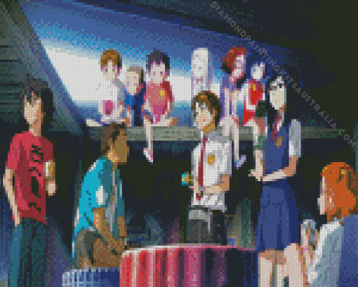 Anohana Characters Diamond Painting