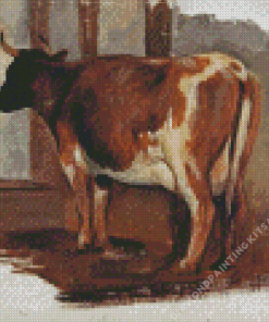 Ayrshire Cow Diamond Painting