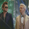 Aziraphale And Crowley Characters Diamond Painting