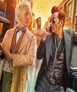 Aziraphale And Crowley Movie Diamond Painting