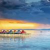 Balaton Lake At Sunset Diamond Painting