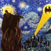 Batman Starry Night Art Diamond Painting