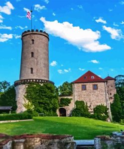 Bielefeld Castle Germany Diamond Painting