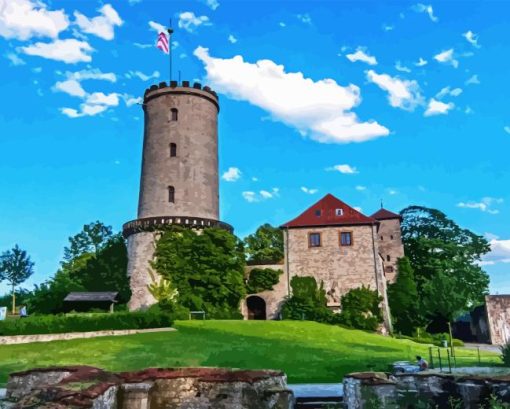 Bielefeld Castle Germany Diamond Painting