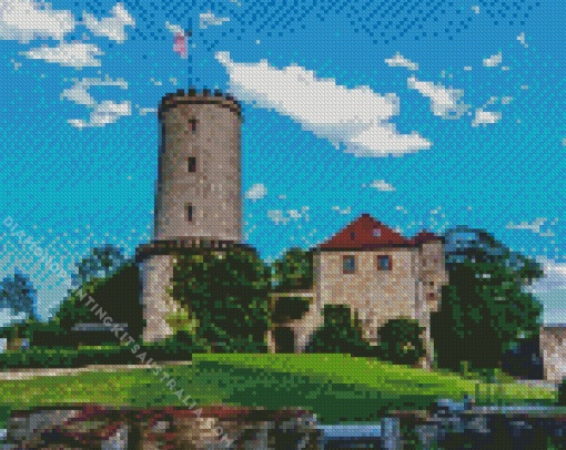 Bielefeld Castle Germany Diamond Painting