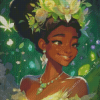 Black Disney Princess Diamond Painting