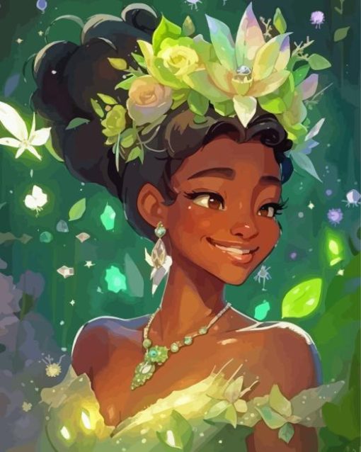 Black Disney Princess Diamond Painting