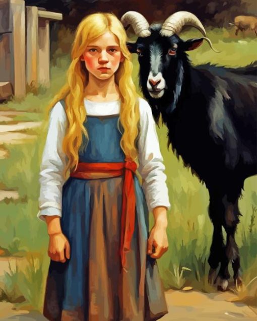 Black Phillip Diamond Painting