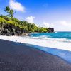 Black Sand Beach Diamond Painting