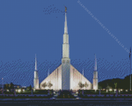 Boise Temple Diamond Painting