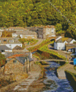 Boscastle Village Diamond Painting