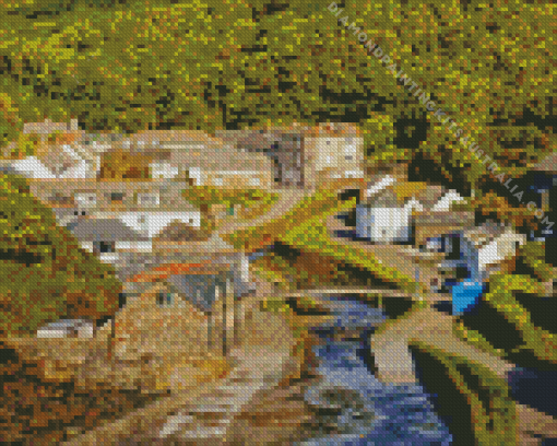 Boscastle Village Diamond Painting