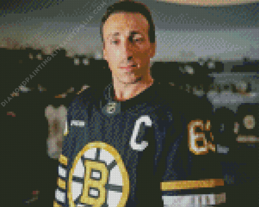 Brad Marchand Player Diamond Painting