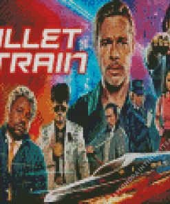 Bullet Train Poster Diamond Painting