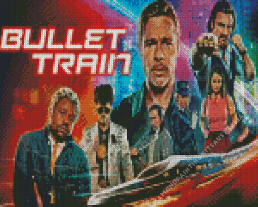 Bullet Train Poster Diamond Painting