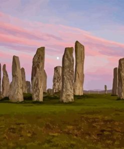 Callanish At Sunset Diamond Painting