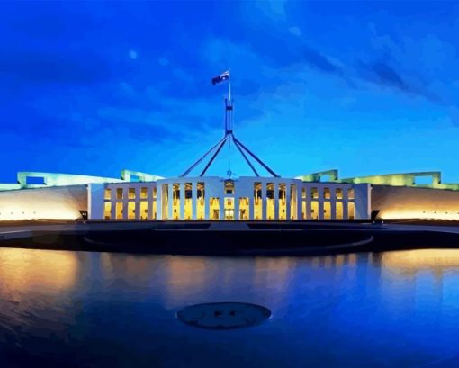 Canberra Parliament House Diamond Painting