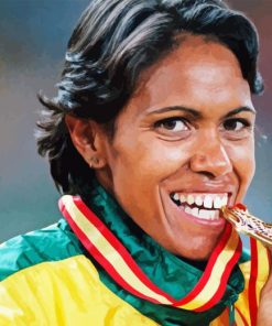 Cathy Freeman Diamond Painting