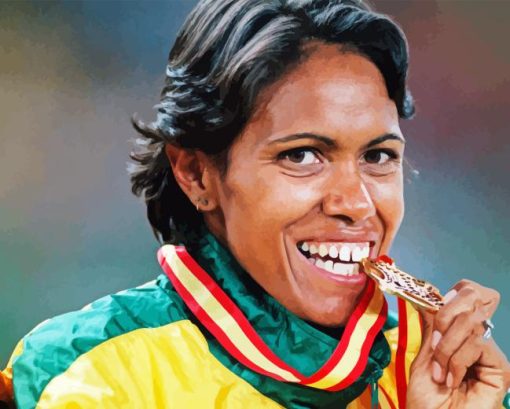 Cathy Freeman Diamond Painting