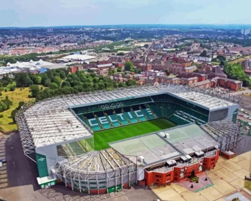 Celtic Park In Glasgow Diamond Painting