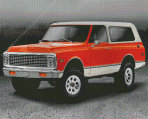 Chevy K5 Blazer Diamond Painting