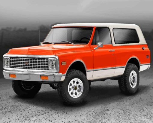 Chevy K5 Blazer Diamond Painting