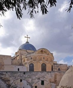 Church Of The Holy Sepulchre In Jerusalem Diamond Painting