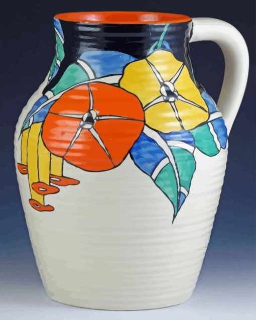 Clarice Cliff Pottery Diamond Painting