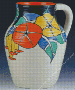 Clarice Cliff Pottery Diamond Painting