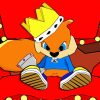 Conkers Bad Fur Day Game Diamond Painting