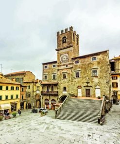 Cortona Buildings Diamond Painting