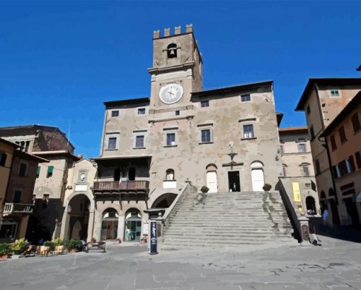 Cortona Town Diamond Painting