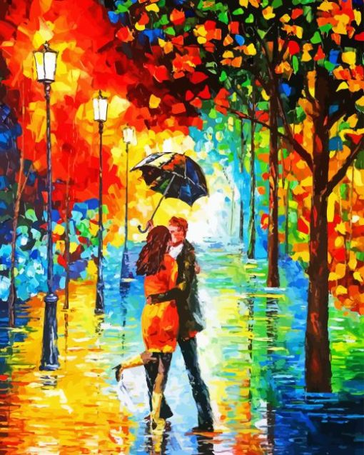 Couple Fall Diamond Painting