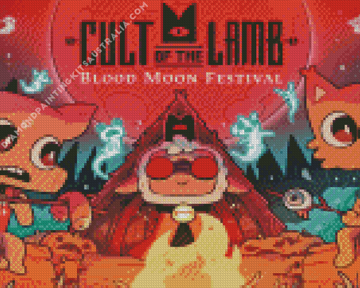 Cult Of The Lamb Game Diamond Painting