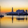 Cunningham Pier At Sunset Diamond Painting