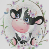 Cute Baby Cow Diamond Painting