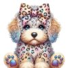 Cute Labradoodle Puppy Diamond Painting