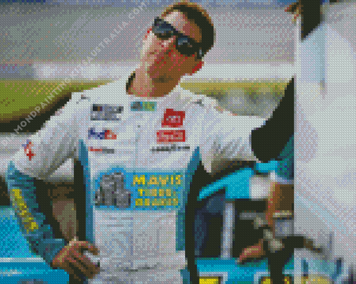 Denny Hamlin Racer Diamond Painting