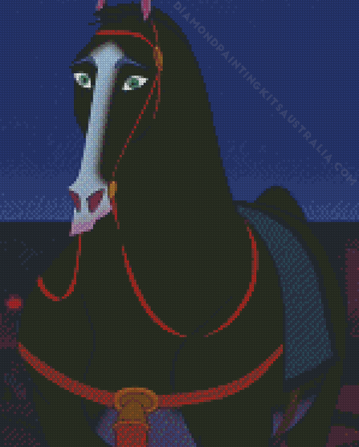 Disney Khan Horse Diamond Painting