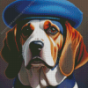 Dog With Hat Diamond Painting