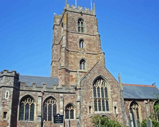 Dunster Church Diamond Painting