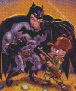 Elmer Fudd And Batman Diamond Painting