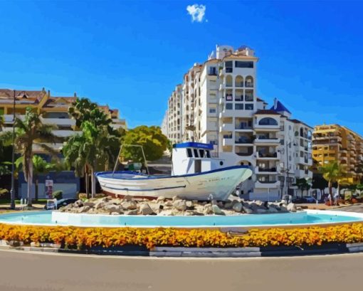 Estepona City Diamond Painting