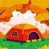 Fall Camping Diamond Painting