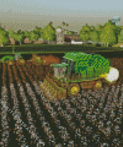 Farming Simulator Game Diamond Painting