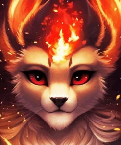 Fire Arcanine Diamond Painting