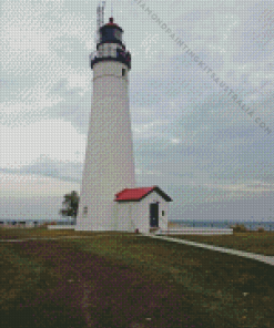 Fort Gratiot Lighthouse Diamond Painting
