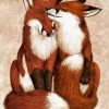 Fox Couple Diamond Painting