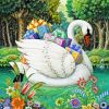 Gifts Swan Boat Diamond Painting