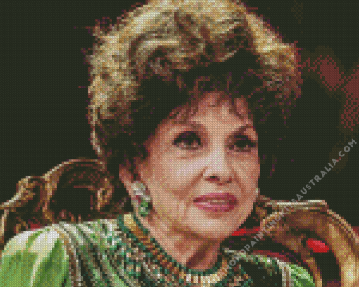 Gina Lollobrigida Diamond Painting